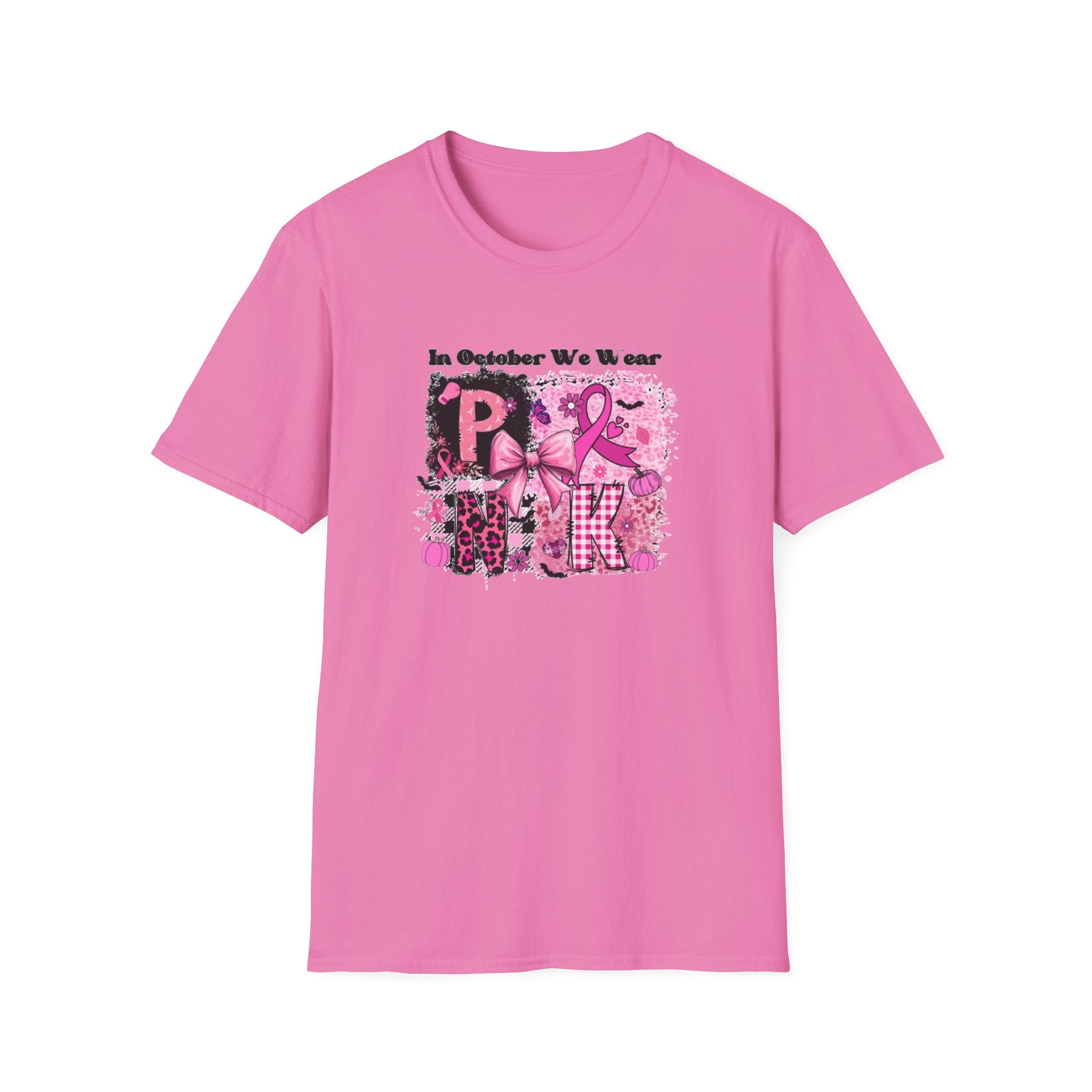 Pink October Breast Cancer Awareness T-Shirt