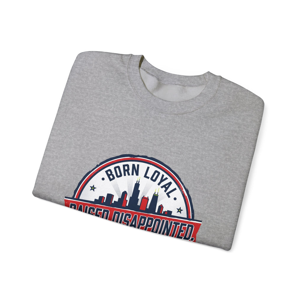 Raised Disappointed Chicago Crewneck, city basketball | rivalry humor