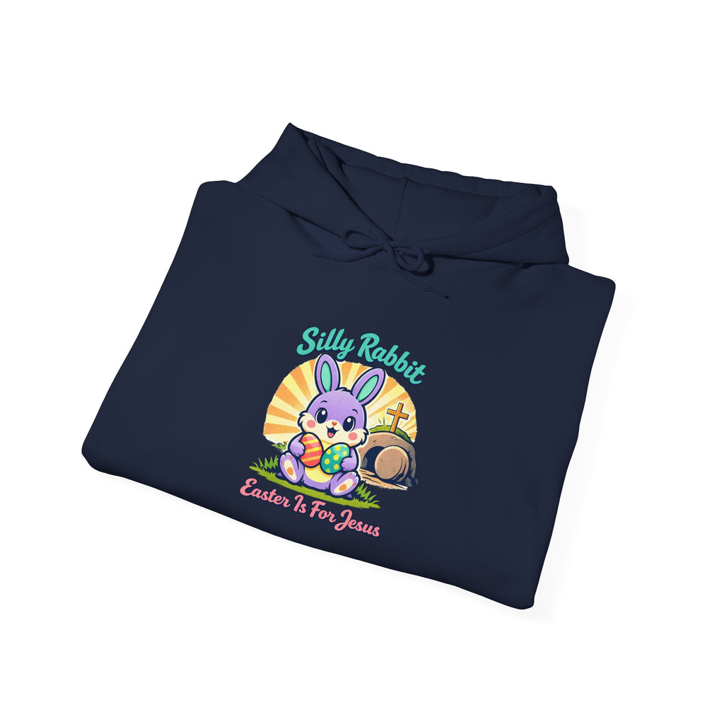 Resurrected Bunny Tee Hoodie | Easter Christian, Church Humor, Pastel Retro