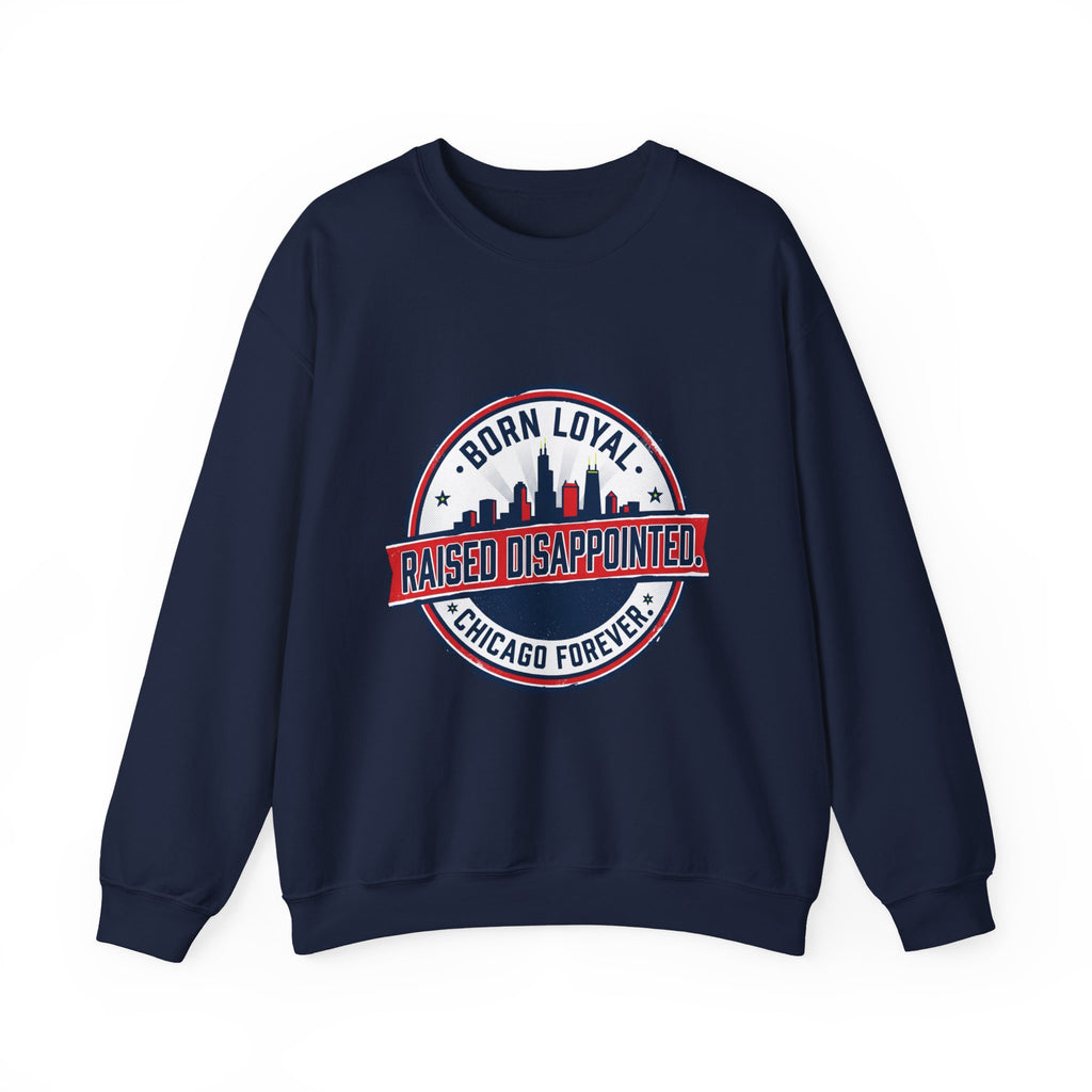 Raised Disappointed Chicago Crewneck, city basketball | rivalry humor