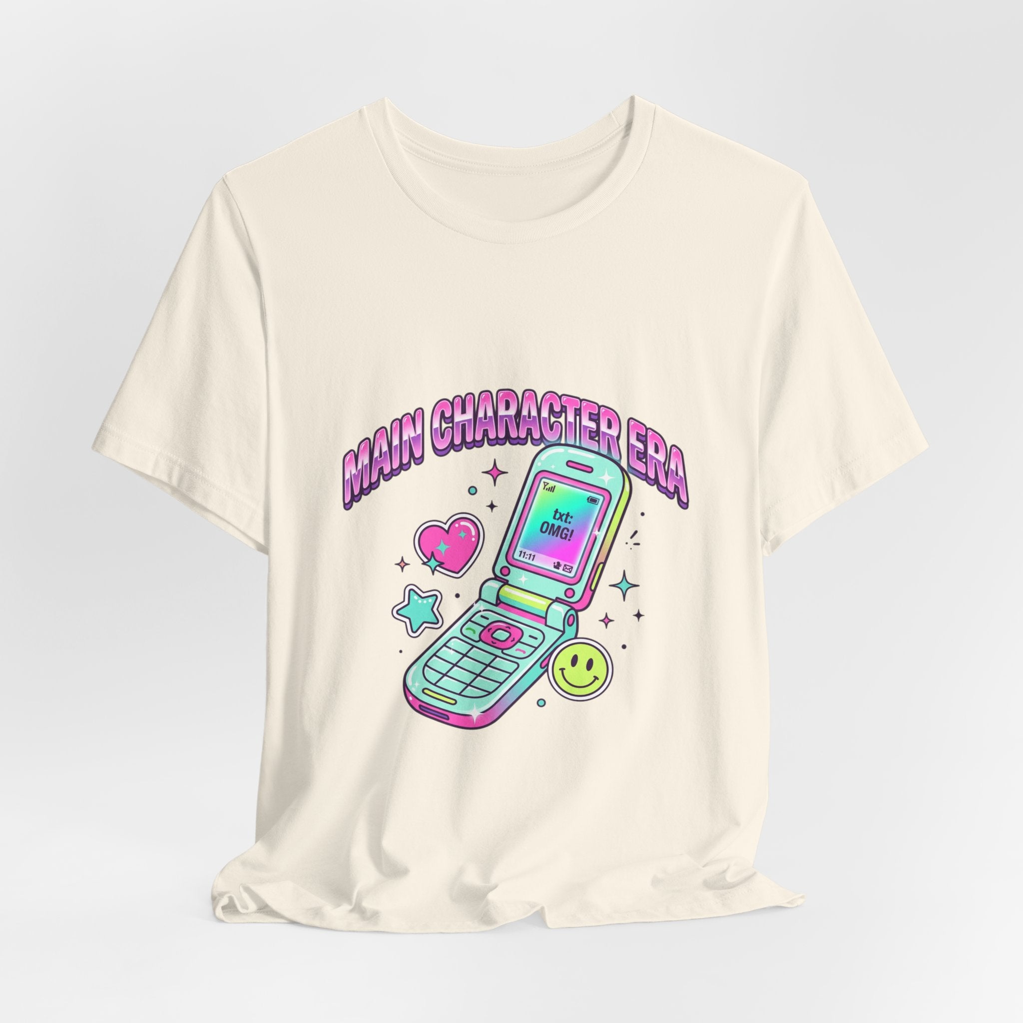 Retro Flip Phone Graphic Tee | Y2K shirt, 2000s aesthetic