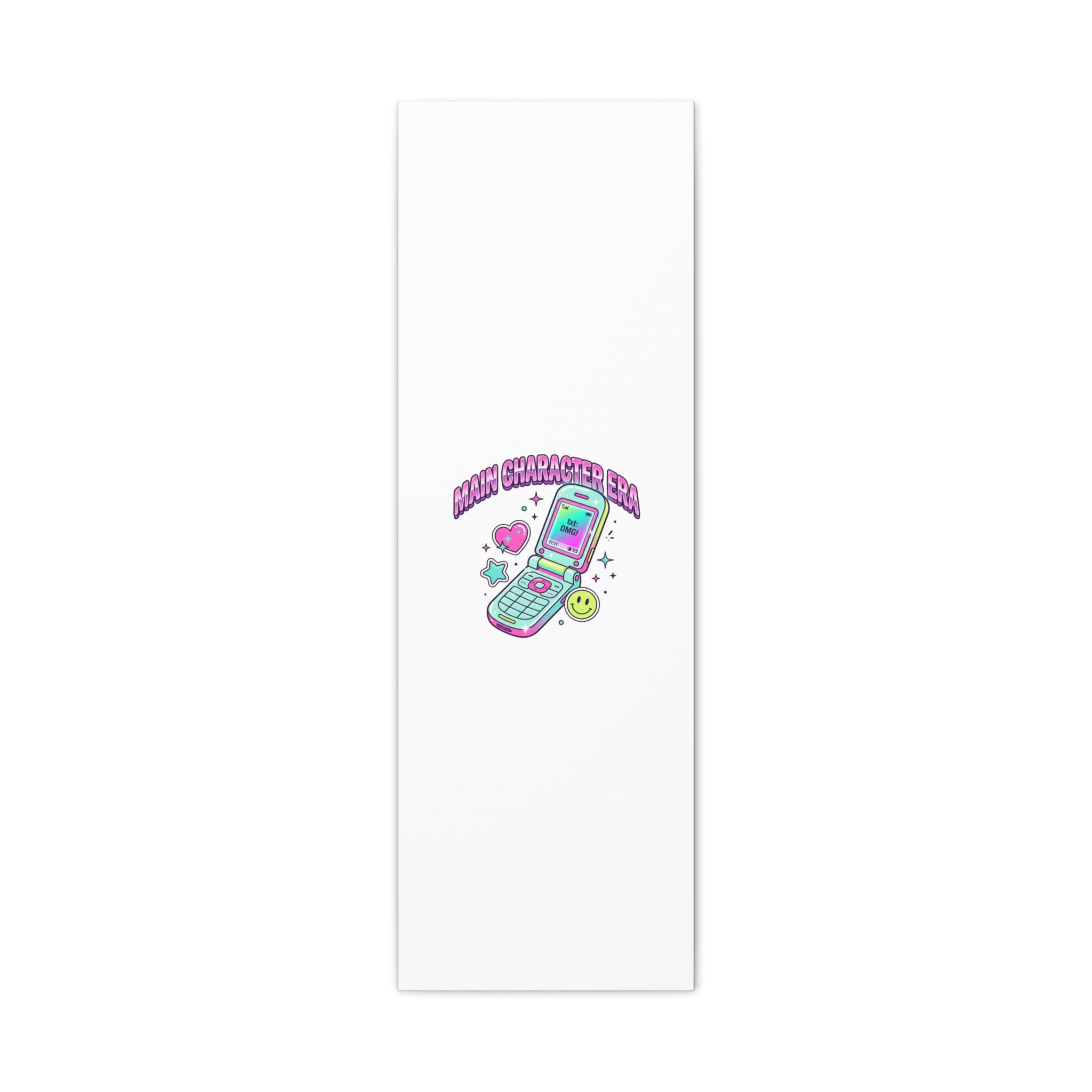 Main Character Era Canvas | Y2K Aesthetic, Retro Flip Phone Wall Art