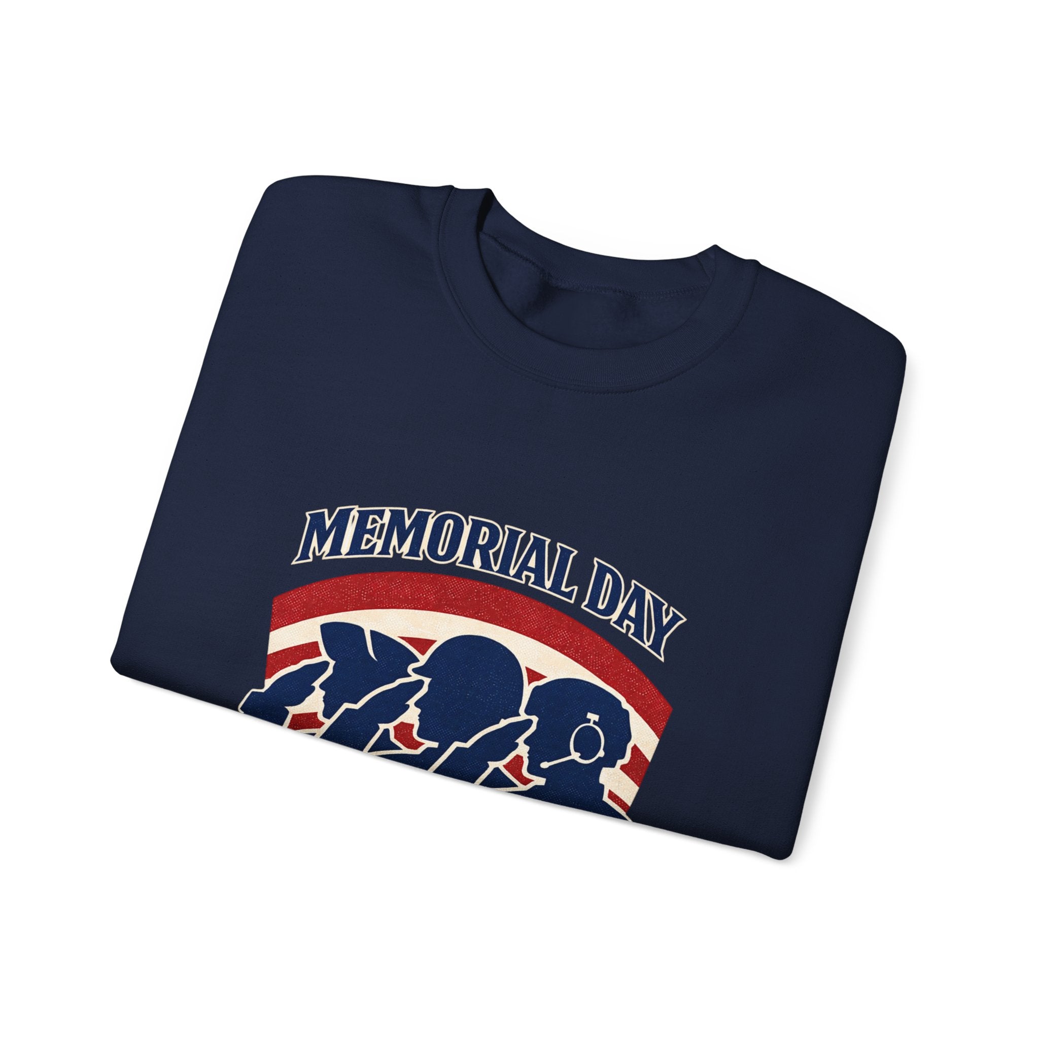 Memorial Day 1776–2026 Crewneck Sweatshirt | USA 250, vintage distressed patriotic