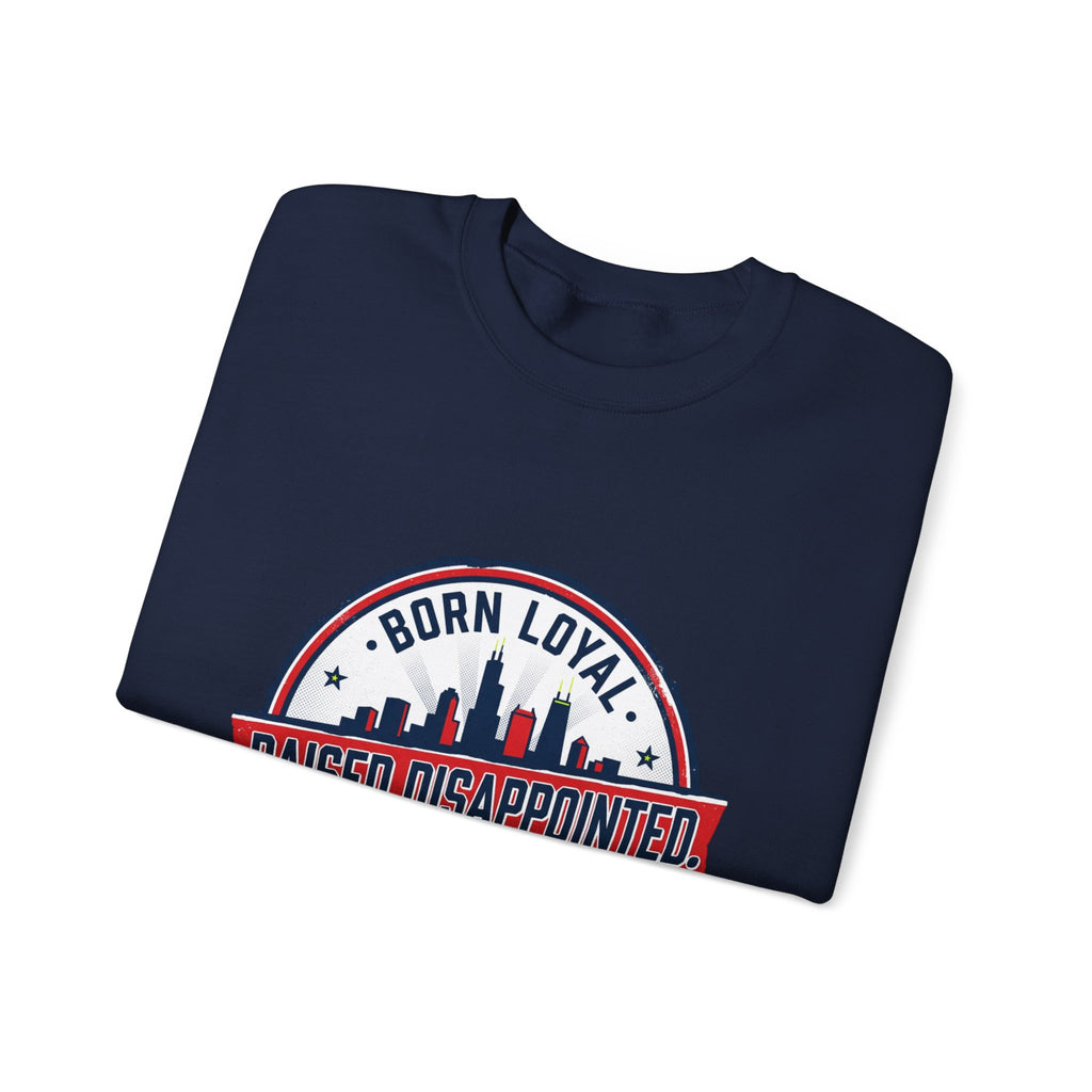 Raised Disappointed Chicago Crewneck, city basketball | rivalry humor